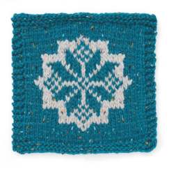 Northern Star Motif Square Knitting Pattern - Knitting Pattern