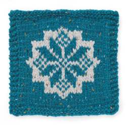 Northern Star Motif Square Knitting Pattern Knitting Pattern