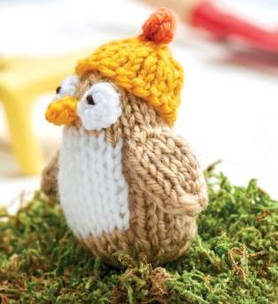 Enid Owl and Owlet Toy | Woodland Gang Knitalong Knitting Pattern