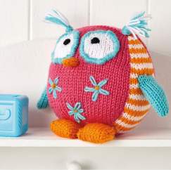 Ollie the Owl Toy Knitting Pattern