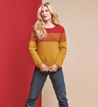 Ombré Jumper Knitting Pattern Knitting Pattern