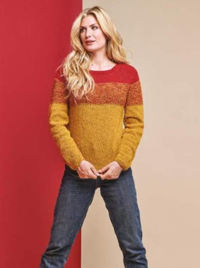 Ombré Jumper Knitting Pattern