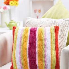 One-Stitch Cushion Knitting Pattern