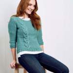 One Cable Jumper Knitting Pattern