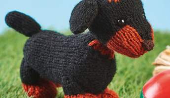 Oscar the Sausage Dog: Knitted Dog Collection