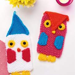 Owl Phone Cases Knitting Pattern