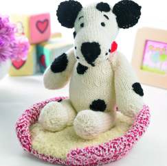 Alfie Knitted Toy Dog Playset Knitting Pattern