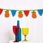 Pineapple Bunting Knitting Pattern