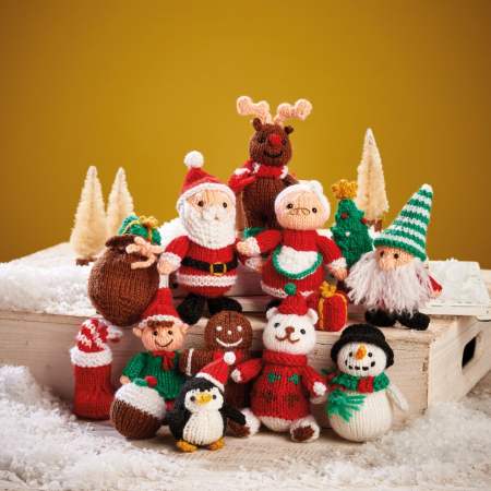 Santa’s Christmas Village Knitted Collection Knitting Pattern