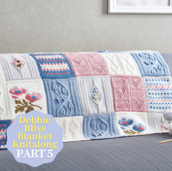 Debbie Bliss Primavera Blanket Knitalong Part 5 Knitting Pattern