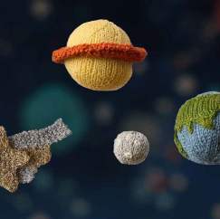 Cosmic Santa KAL: Part Three - Planets Knitting Pattern