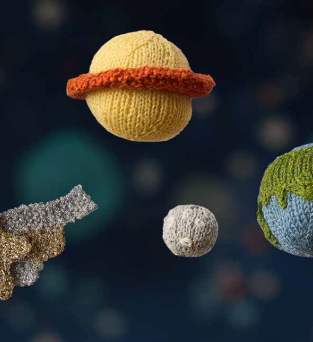 Cosmic Santa KAL: Part Three - Planets Knitting Pattern