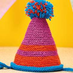 Party Hat Knitting Pattern
