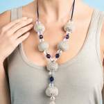 Party Necklace And Gift Bag Knitting Pattern