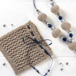 Party Necklace And Gift Bag Knitting Pattern