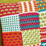 Patchwork Slip Stitch Sampler Cushion Knitting Pattern