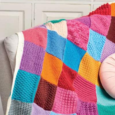 Rainbow Patchwork Blanket Knitalong | Part One