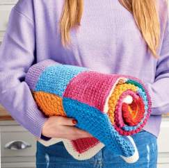 Rainbow Patchwork Blanket Knitalong | Part Two - Knitting Pattern