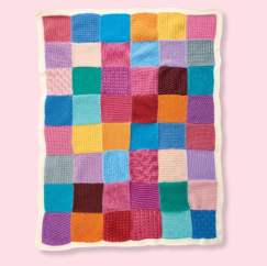 Rainbow Patchwork Blanket Knitalong | Part Four - Knitting Pattern