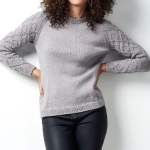 Patterned Sleeve Jumper Charts Knitting Pattern