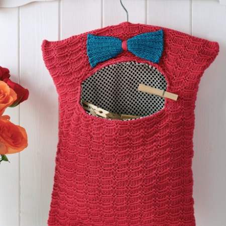 Peg Bag Knitting Pattern