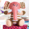 Party Percy the Elephant Toy Knitting Pattern