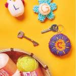 Personalised Keyrings Knitting Pattern