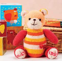 Personalised Teddy Bear Knitting Pattern