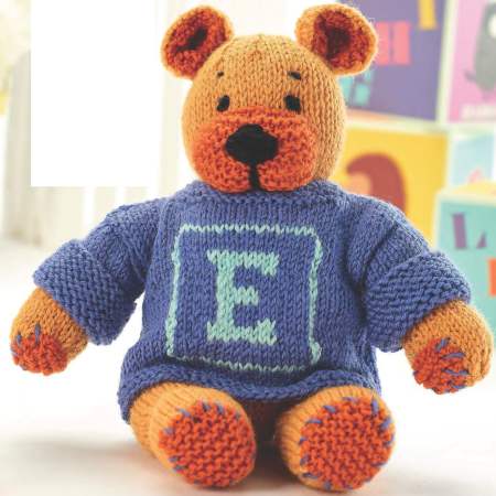 Personalised Teddy Bear Knitting Pattern