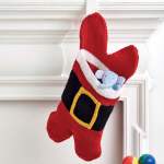 Easy Christmas Dog Stocking Pattern Knitting Pattern