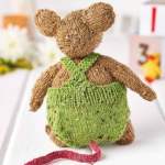Mouse in Dungarees Toy Knitting Pattern Knitting Pattern