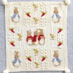 Peter Rabbit™ Baby Blanket Knitting Pattern Knitting Pattern