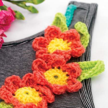Beginners Crochet Floral Motifs crochet Pattern