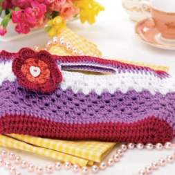 Gorgeous Crochet Clutch Bag Knitting Pattern