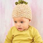 Easy Pineapple Baby Fruit Hat Project Knitting Pattern