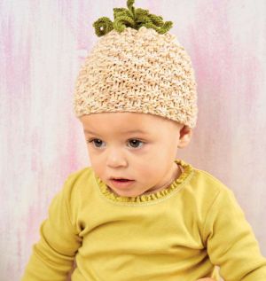 Easy Pineapple Baby Fruit Hat Project
