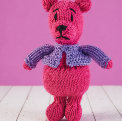 Beginner Colourful Teddy Bears Knitting Pattern Knitting Pattern