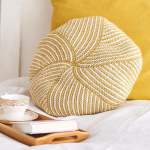 Pinwheel Stripe Cushion Knitting Pattern