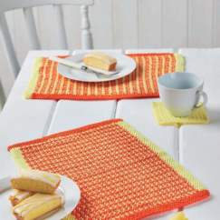 Colourful Placemats Knitting Pattern