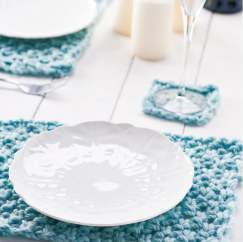 Placemats and coasters Knitting Pattern