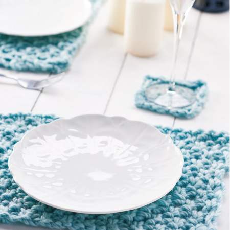 Placemats and coasters Knitting Pattern