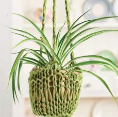 Plant Pot Hanger Knitting Pattern - Knitting Pattern