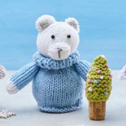 Polar Bear Chocolate Orange Cover Knitting Pattern Knitting Pattern