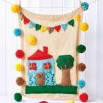 Pom-Pom House Play Mat Knitting Pattern