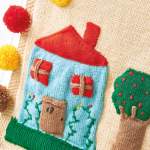 Pom-Pom House Play Mat Knitting Pattern