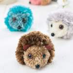 Pom-pom Hedgehogs Knitting Pattern