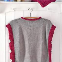 Child’s Poncho and Cowl Knitting Pattern