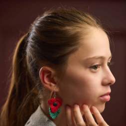 Beginner Remembrance Crochet Earrings Project Crochet Pattern