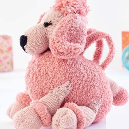 Pretty Pink Poodle Knitting Pattern