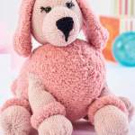 Pink Poodle Handbag Project Knitting Pattern